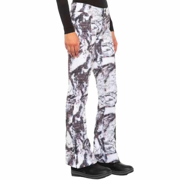 Obermeyer Pants - Obermeyer Bond black and White ski Pants